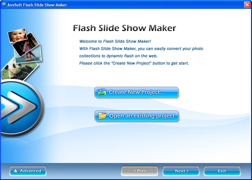 Anvsoft Flash Slide Show Maker for Windows Download it from