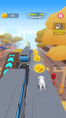 Subway Dog Run 3D screenshot 2