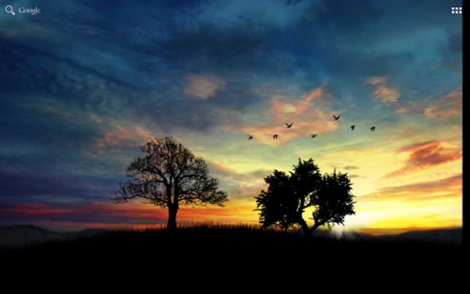 Sunset Hill Live Wallpaper - Free - Preview 1