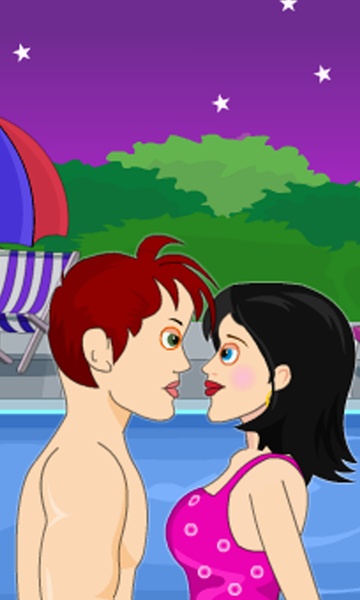 Fun Swimming Pool Love Kiss - Preview 12