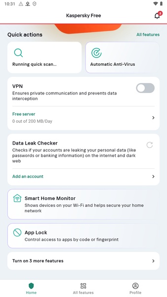 Kaspersky Mobile Security - Preview 7