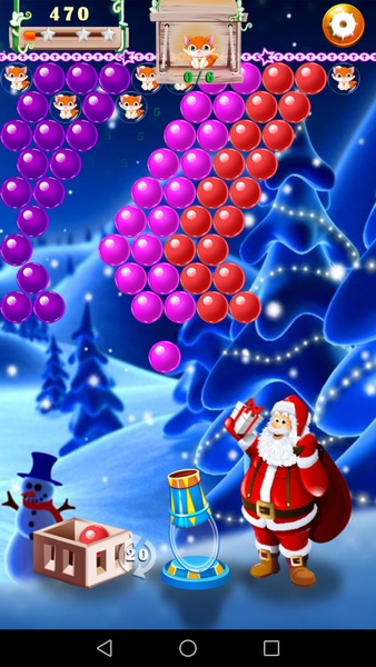 Bubble Shooter 3D Santa Claus - Preview 3