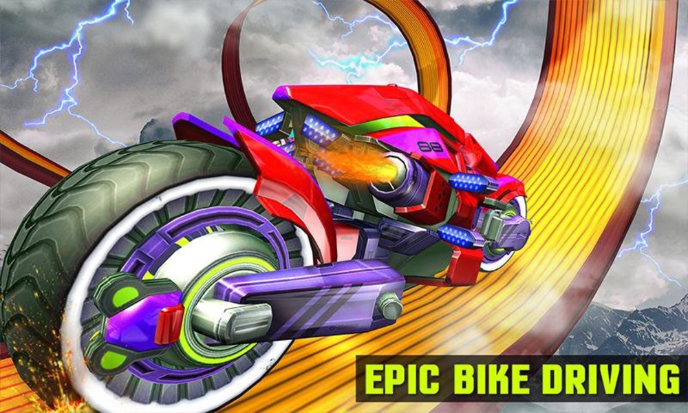Impossible Bike Parking Tracks Robot Transform 3D - Preview 7
