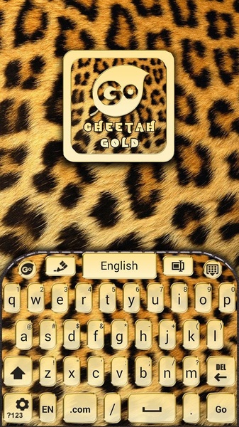 Cheetah Gold Keyboard - Preview 4