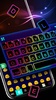 Led Neon Color Keyboard Theme screenshot 4