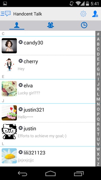 Handcent 6 Skin iOS7 - Preview 2