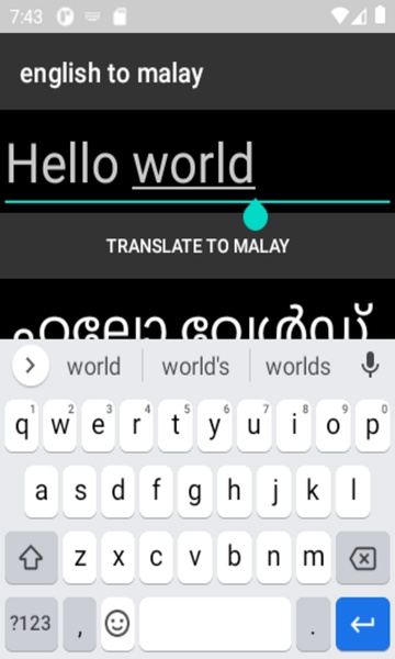 english to malay translator - Preview 3