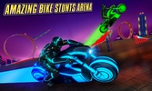 Light Bike Stunt Racing Game screenshot 13