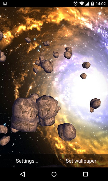 Asteroids 3D Live Wallpaper HD - Preview 1