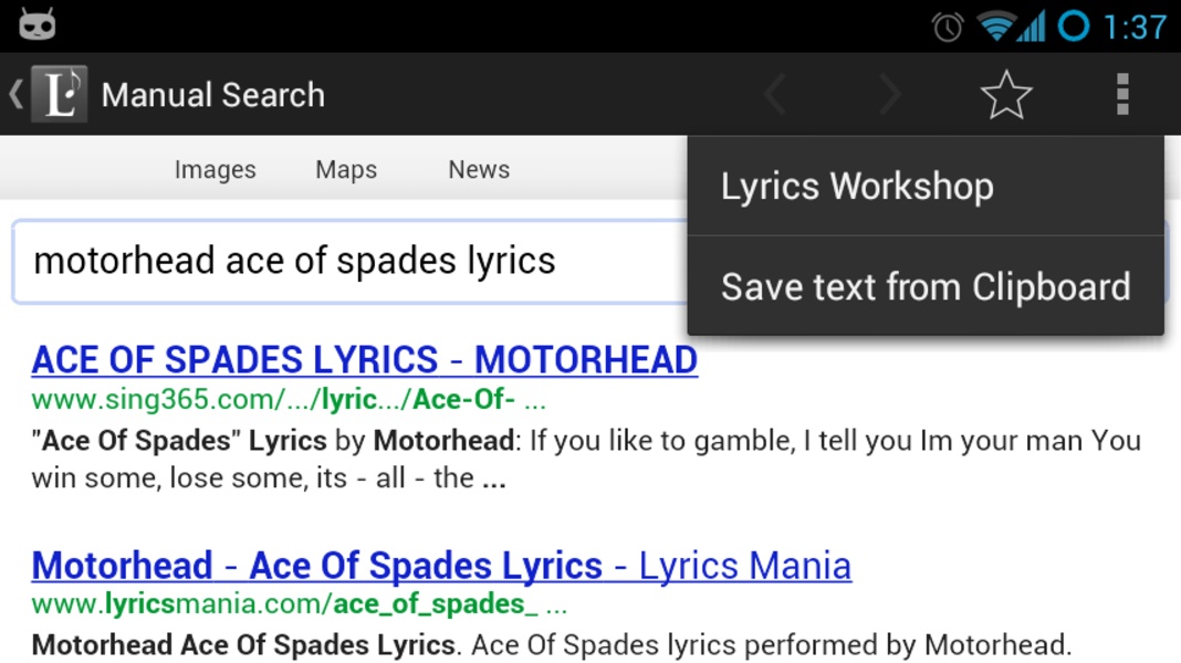 Lyrics Music Extension - Preview 7