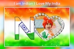 Indian Flag Text Photo Frame screenshot 4