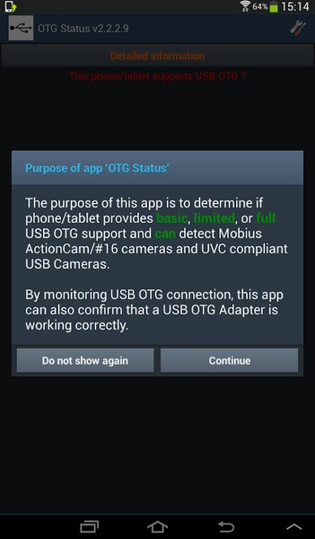 OTG Status - Preview 15