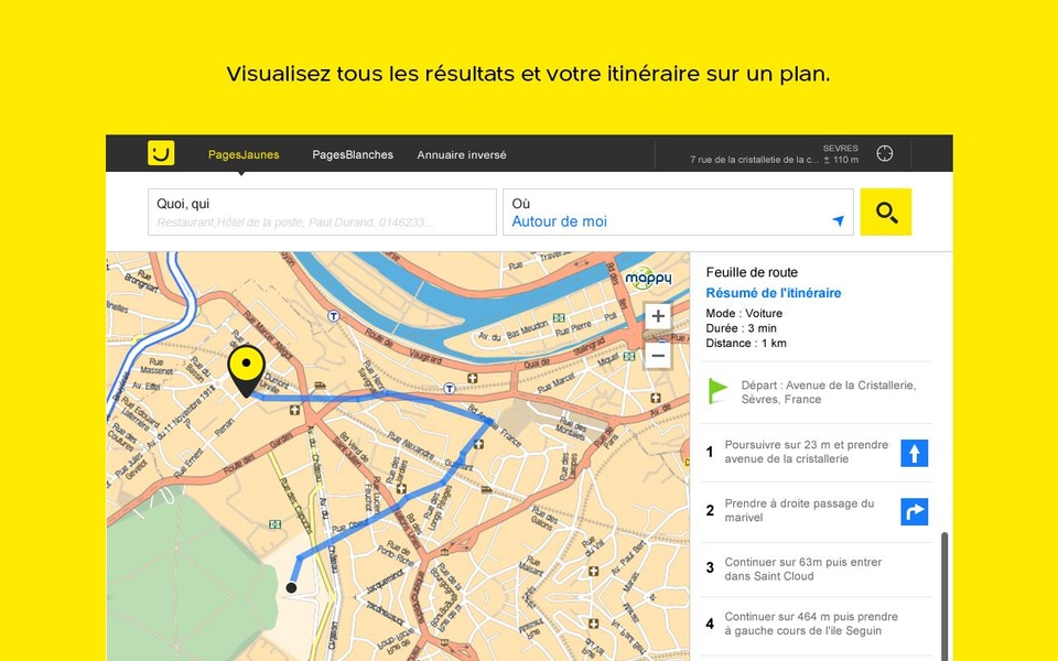 PagesJaunes Tablette - Preview 2