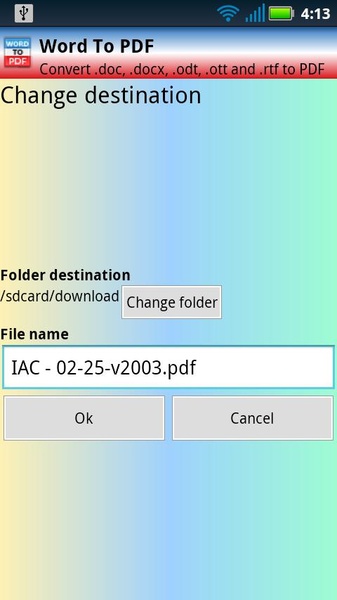 Word To PDF - Preview 1