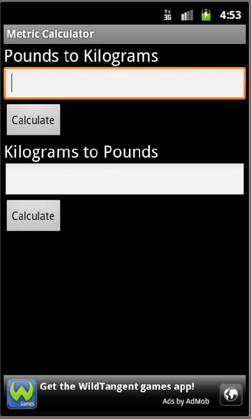 Metric Calculator - Preview 2