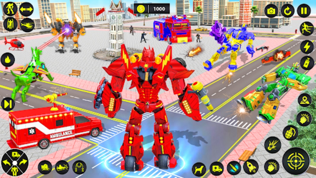 Ambulance Dog Robot Car Game - Preview 6