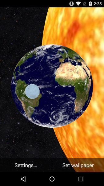 Solar System 3D Free LWP - Preview 2