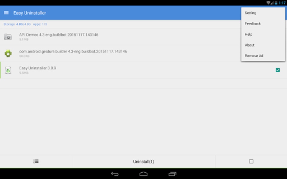 Easy Uninstaller App Uninstall - Preview 5