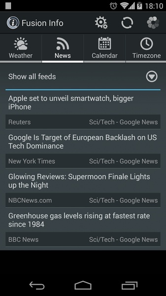 Fusion Info Widget - Preview 14