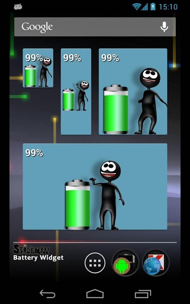 Stickman Battery Widget - Preview 6