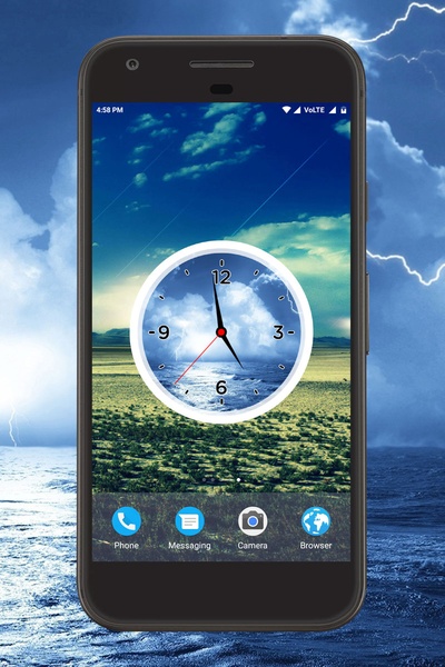 Cloud Clock Live Wallpaper - Preview 2