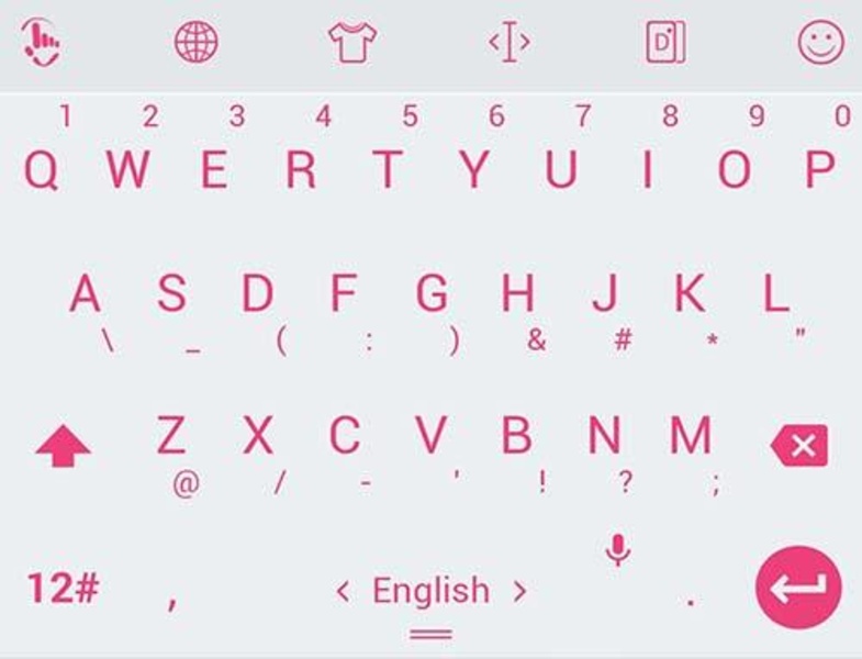 Theme x TouchPal Lollipop Pink - Preview 1