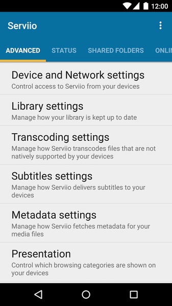 ServiiDroid - Preview 4