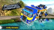 OffRoad Police Truck Transporter Games screenshot 5