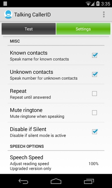 Talking CallerID - Preview 3