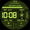 Sci-Fi Digital Watch Face screenshot 2