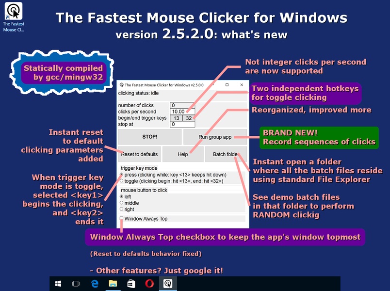 Download The Fastest Mouse Clicker 2.6.1.0 for Windows