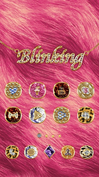 Blinking GOLauncher EX Theme - Preview 6