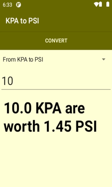 KPA to PSI converter - Preview 2