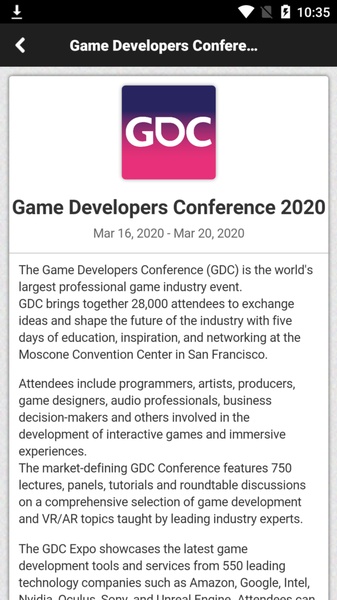 Game Developers Conference - Preview 3
