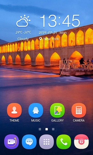 Loop GOLauncher EX Theme - Preview 5