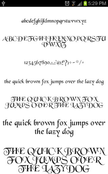 Goth Fonts - Preview 4