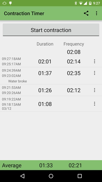 Contraction Timer - Preview 8