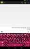 GO Keyboard Pink Zebra Theme screenshot 1