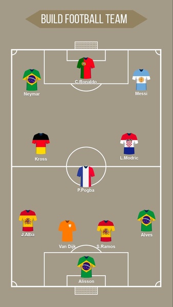 Football Squad Builder - Preview 7