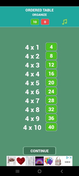 Multiplication tables games - Preview 4