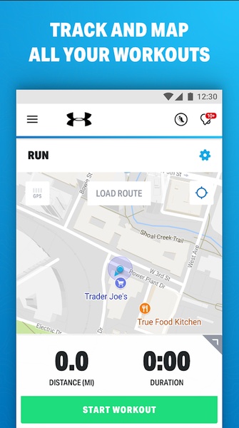 Map my run application sale