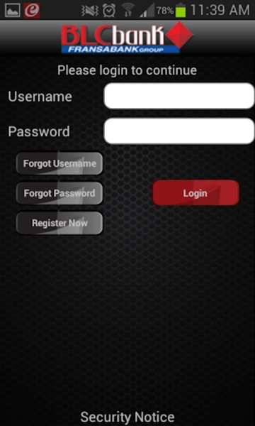 BLC Mobile Banking - Preview 1
