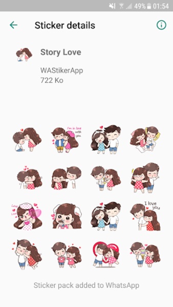 Love Sticker Packs For WhatsApp - Preview 2