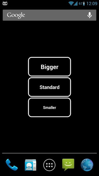 Big Font Widget - Preview 2