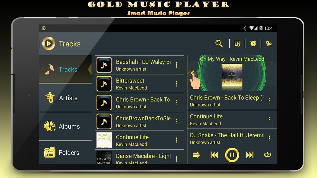 Gold Music Player - Preview 2