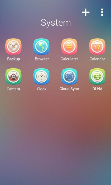 Gradient GOLauncher EX Theme - Preview 1