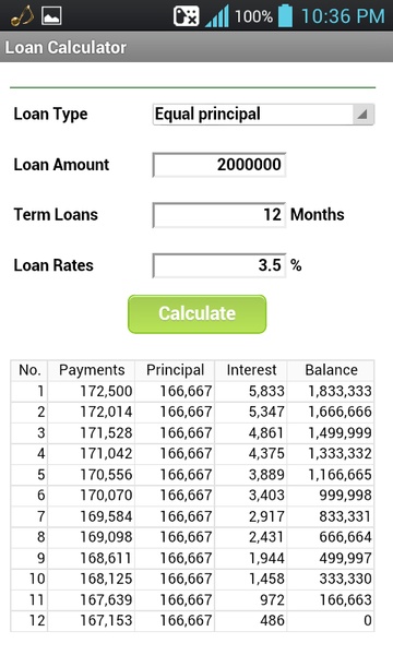 Loan Calculator - Preview 2