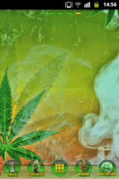 GO Launcher Ganja Weed Theme - Preview 6