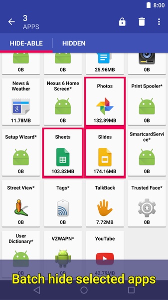 2 Hide Apps - Preview 2