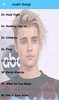 Justin Bieber-Songs Offline (46 songs) screenshot 3
